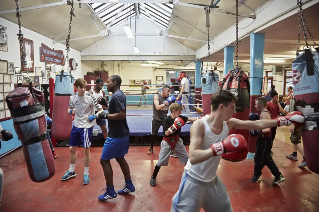 West Ham Amateur Boxing Club — documentary and portrait photograph in London, UK, frame 22 of 28.